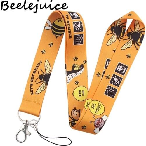 Bee Classical Style Lanyard For keys The 90s Phone Working Badge Holder Neck Straps With Phone Hang Ropes webbings ribbons