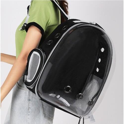 Cat Carrier Bags Breathable Pet Carriers Small Dog Cat Backpack Travel Space Capsule Cage Pet Transport Bag Carrying For Cats