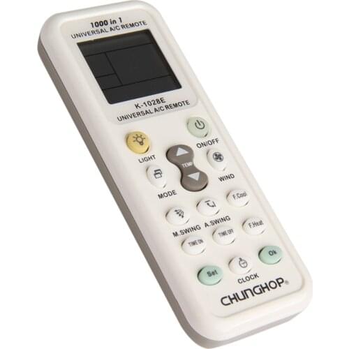 Universal K-1028E 1000 in 1 Air Conditioner Remote Control Digital LCD Universal A/C Cooler Replacement Controller