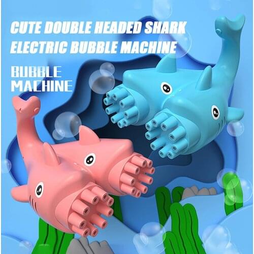 Bubbles Blower Gatling Bubble Machine Seahorse Automatic Bubble Machine Cool Toys Gift For Kids Outdoor Toys 50ml