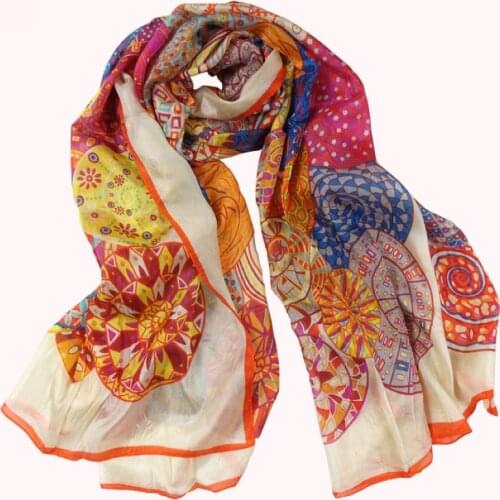 180*110cm Extra Large Women Fashion Yellow Long Silk Scarf "H" Style New Design Ladiess Apparel Accessories Silk Scarf Printed