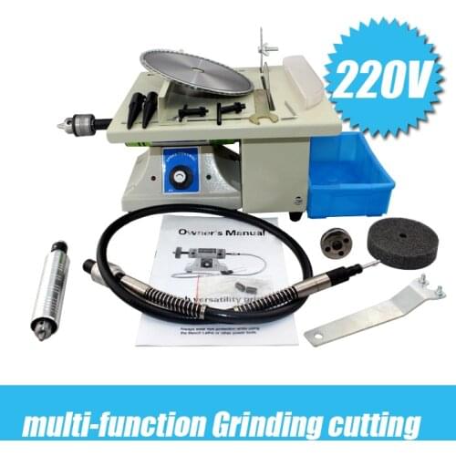 The third generation of multi-functional jade mini table saw,multi-purpose jade carving machine , grinding polishing machine gol
