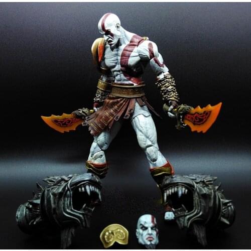7-inch Ares Figure Model Kratos Kratos Game 3 Action Figure Doll Flame Knife Decoration NECA