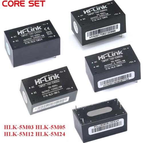 AC-DC 220V to 5V 3.3V 12V 24V 5W 5V 700mA Power Supply Module AC DC Step Down Buck Module HLK-5M03 HLK-5M05 HLK-5M12 HLK-5M24