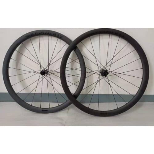 Brand Carbon Wheels Disc Brake 700C Road Bike Wheelset High Quality Ceramic Hub Center Lock 38MM 50MM Carbon Rim