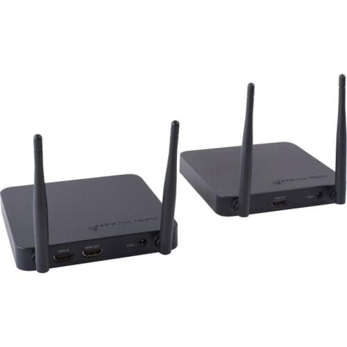 HDEX0021M 200m HDMI Splitter 1X4 Wireless Extender (5G) 1080p 5G ISM Extend broadband IR OSD Loop Output