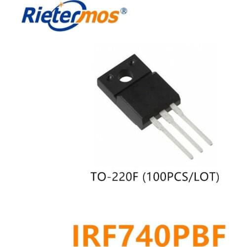 100PCS IRF740PBF IRF740 TO-220F made in China