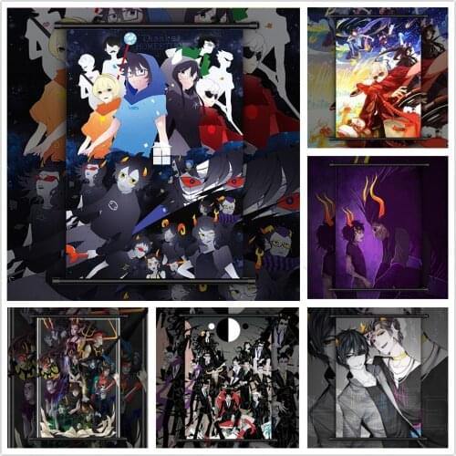 WTQ Canvas Painting Anime Posters Homestuck Anime Manga Retro Poster Wall Decor Wall Art Picture Room Decor Home Decor