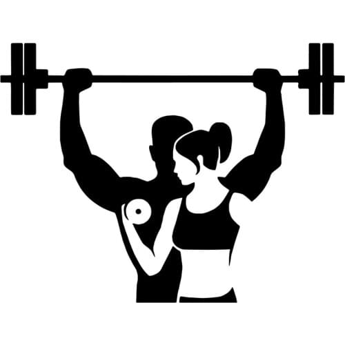 Stickers Fitness Wall Decal Workout Gym Vinyl Sticker Healthy Lifestyle Home Interior Sport Art Murals Housewares C8001