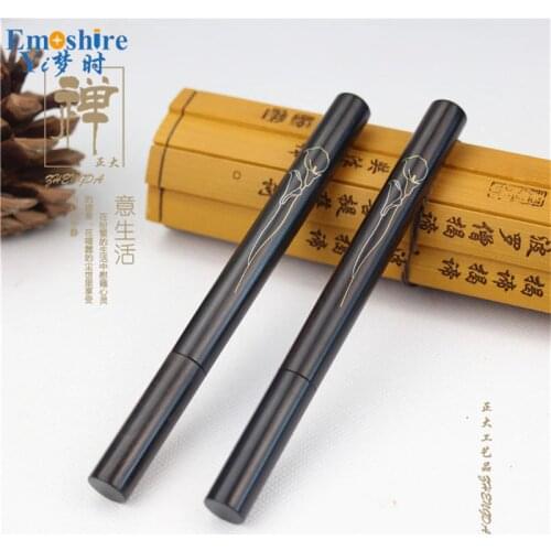 New Roller Ball Pen Brand Wooden Roller Ball Pen With Beautiful Pictures Ballpoint Pen Custom Logo for Weeding Gifts P848
