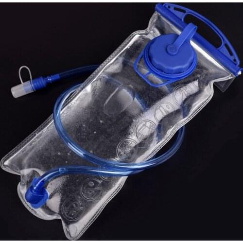 New 2L Soft Reservoir Water Bladder Hydration Pack Water Storage Bag Outdoor Sport Riding Camping Folding Water Holder Tube