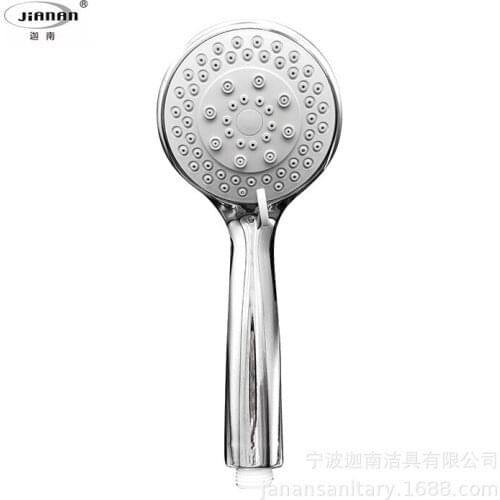 The new Xiamen five-speed multi-function handheld shower booster shower head