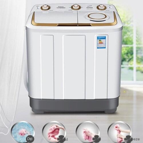 6.2kg/7.6kg/8.2kg Double Barrel Semi-automatic Washing Machine Household Large Capacity Washer Lavadora Portatil