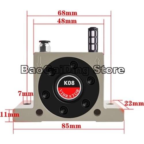 Industrial Pneumatic Vibrator Oscillator Ball Type K-series K8,K10,K13,K16,K20,K25,K30,K32,K36