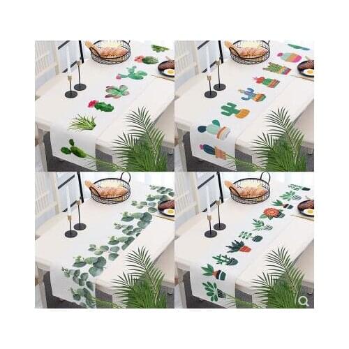 Nordic modern versatile table flag coffee table cotton linen art tea table retro tea table TV cabinet coffee table cloth