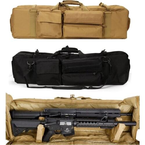 Tactical M249 AR15 M4 M16 Gun Bag Airsoft Military Hunting Shooting Rifle Backpack Outdoor Gun Carrying Protection Case CS Gear
