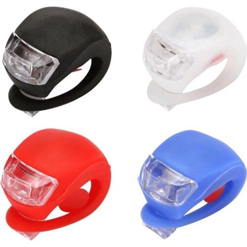 Bicycle Light Silicone LED Frog Light Helmet Light Waterproof Cycling Tail Light Child Scooter Warning Light Bicycle Accessories