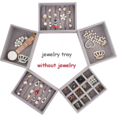 European Style Drawer Jewellery Organizer Storage Box DIY Rings Bracelets Gift Tray Trendy Necklace Earrings Holder Display Stan