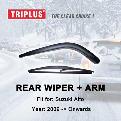 Rear Wiper Arm with Blade for Suzuki Alto (2009-Onwards) 1pc 10" 250mm,Rear Wiper Arm & Rear Wiper Blades