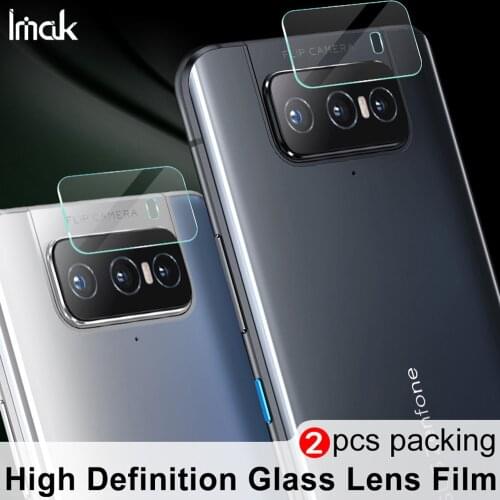 Imak Camera Lens Tempered Glass For Asus Zenfone 7 Pro ZS671KS ZS670KS Rear Camera Len Protector Protective Film