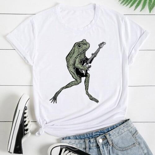 Women T-shirts Designed Printing Short Sleeve 90s Casual Korean Style Lady Tops Womens Graphic T Shirt Top Female Tee T-Shirt