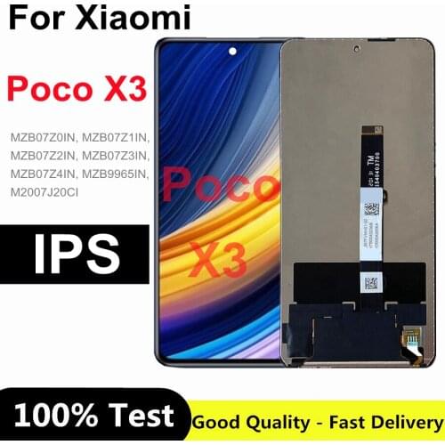 6.67 inch For Xiaomi Poco X3 LCD Display Touch Screen Digitizer Assembly for Xiaomi Poco X3 PocoX3 LCD
