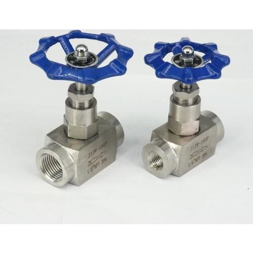 1/4" 1/2" NPT Female Needle Valve Flow Control 304 Stainless Steel 2285 PSI