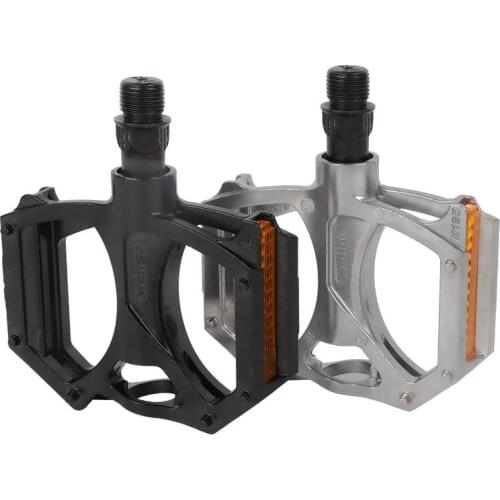 1 Pair Bicycle pedal Double DU bearing Aluminum alloy Ultralight Mountain Road bike Pedal Cycling accessories