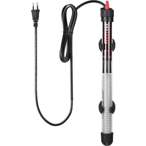 110v-220v YUGE Adjustable Temperature Thermostat Heater Rod 25W/ 50W/ 100W/ 200W/ 300W Submersible Aquarium Fish Tank Water Heat