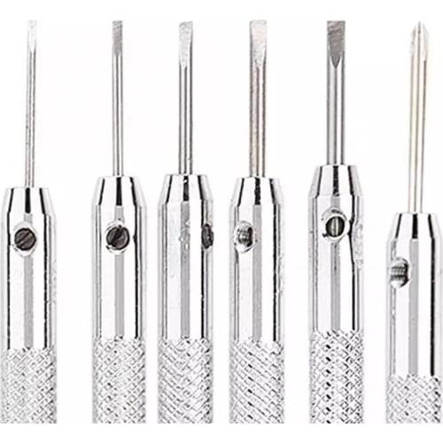 6 Pieces Screwdrivers Kit Replacement for Watch Band Remover Phones Repair