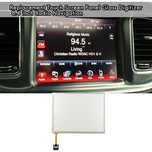 8.4 Inch Press Screen Panel Glass Digitizer Replacement for Chrysler Dodge Ghibli Uconnect 3 RB5 RE2 Radio Navigation
