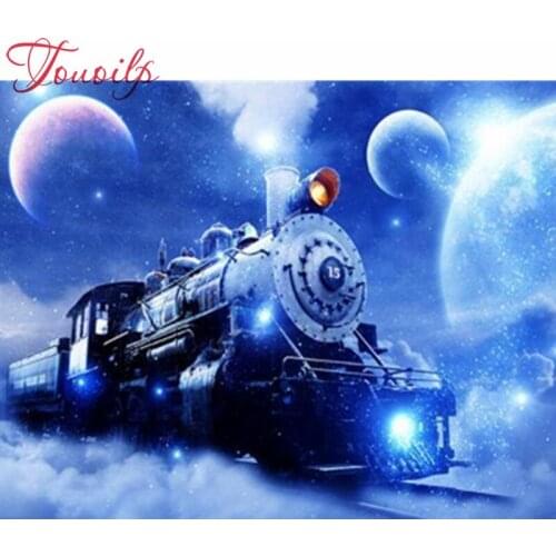 Full Square&round drill 5D DIY Diamond embroidery Maan Trein Diamond Painting Cross Stitch Rhinestone Mosaic decoration