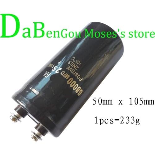 25v 68000uf high quality Electrolytic Capacitance Capacitor Radial 50x105mm