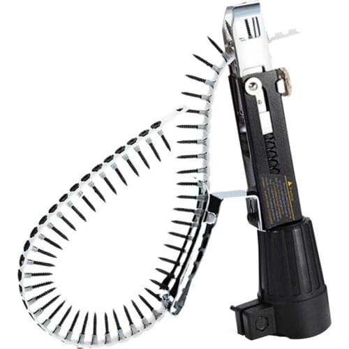 Automatic Electric Drill Nozzle Adapter Nail Exit Bracket And Chain Nails Kit Household Tools Set Chain Nail Machine Accessori