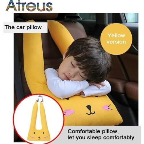 Car Seat Belts Pillow Children Headrest Protection Cushion for VW Polo sedan Passat B5 B6 B7 B8 Golf mk3 mk4 Suzuki Swift Jimmy