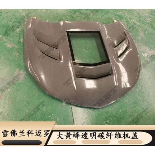 Suit For Chevrolet Trbt Camaro Carbon Fiber Transparent , Bumblebee Generation 6 Engine Machine Cover