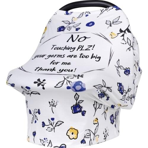 EGMAOBABY Fashion Baby Stroller Hood Baby Car Seat Covers Breastfeeding Nursing Cover Towel Cover The Wind The Sun Wipes