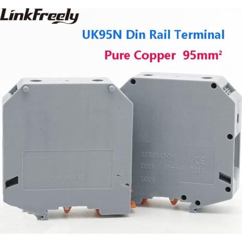 UK95N Electrical Wire Screw Terminal Connector UK1.5 UK2.5 UK25N UK35N UK50N UK150N UK240N Faston Splice Crimp Terminal