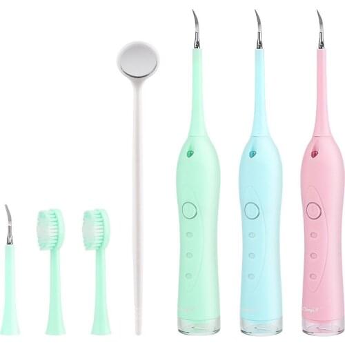 Electric Calculus Remover Teeth Whitening Cleaning Dental Tartar Scraper Tooth Polisher Stain Eraser High Frequency Vibration W8