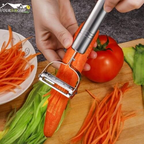 Kitchen utensil Vegetable Peeler Multifunction Julienne Peeler Cooking Utensils Kitchen Accessories Double Planing Barware