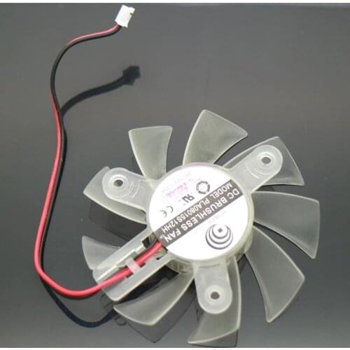 PLA08015S12HH 12V 0.35A 75mm 47*47*47mm For XFX HD4770 Graphics Card Cooler Cooling Fan 2Pin 2Wire