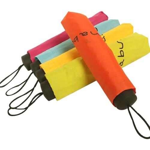 Mini Umbrella Rain Women Corporation Gift Men Manual Open Cute Umbrella Japanese Windproof Rain Compact Rain Court Gift Idea X10