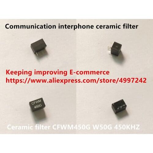 Original new 100% communication interphone ceramic filter CFWM450G W50G 450KHZ (Inductor)