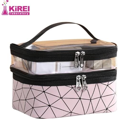 Travel Outdoor Portable Women Make Up Cosmetic Bag Waterproof Female Beauty Storage Toiletry Case Organizer Girl Wash Kits Pouch