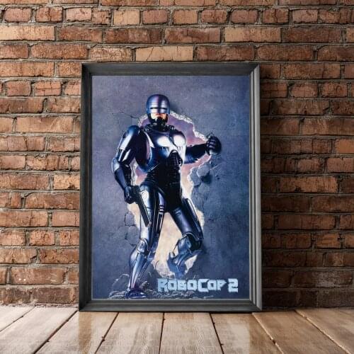 RoboCop 2 (1990) Poster American Science Fiction Action Film Wall Peter Weller Nancy Allen Daniel O'Herlihy Art Gift