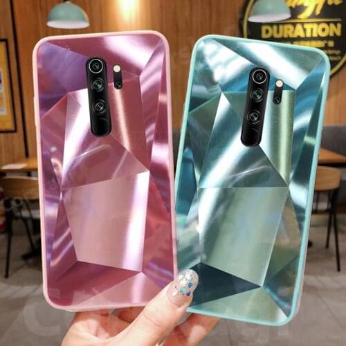 3D Diamond Glitter Case Mirror Cover for Redmi 9 9A 9C Note 9 Pro Max Note 9s Redmi Note 8 pro note8 note9s