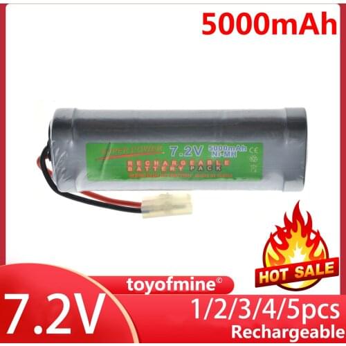 1pcs 7.2V 5000mAh Ni-MH Rechargeable Battery Pack new