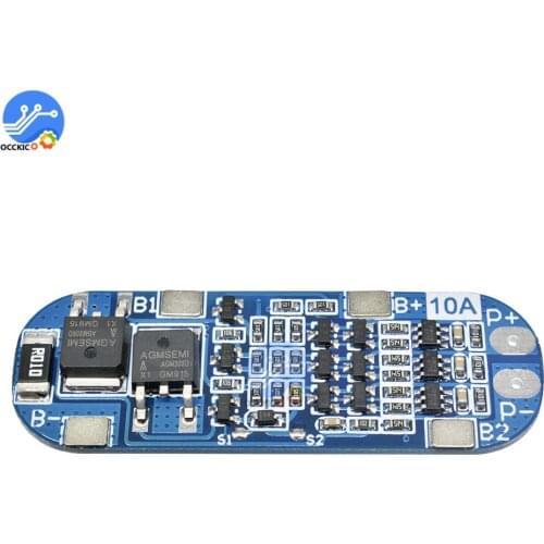 10pcs/lot BMS 3S 10A 12.6V Li-ion Lithium 18650 Battery Charge Protection Board Battery Balancer BMS PCB Equalizer Module