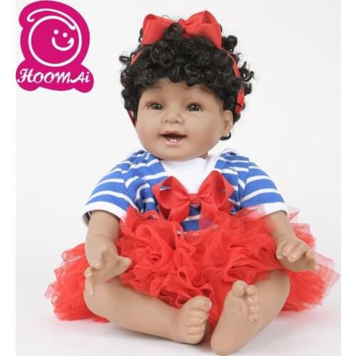 22" Elegant Bebe Reborn Silicone Vinyl Cloth Body Lifelike Newborn Realistic Fashion Baby Doll Toy For Childrens Day Kid Gifts