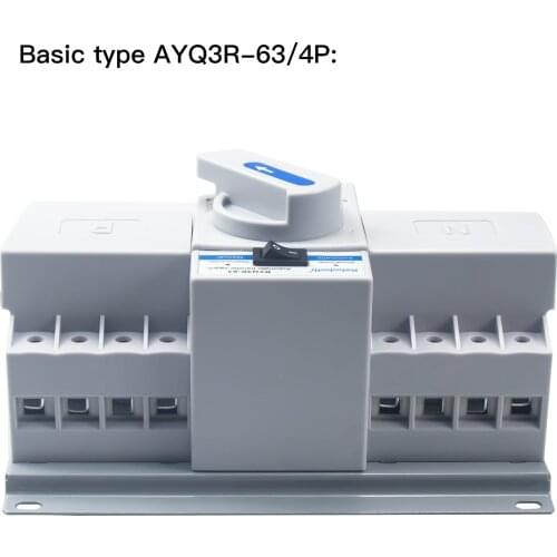 2P AC200V-240V 4P AC350-415V MCCB type Dual Power Automatic transfer switch ATS